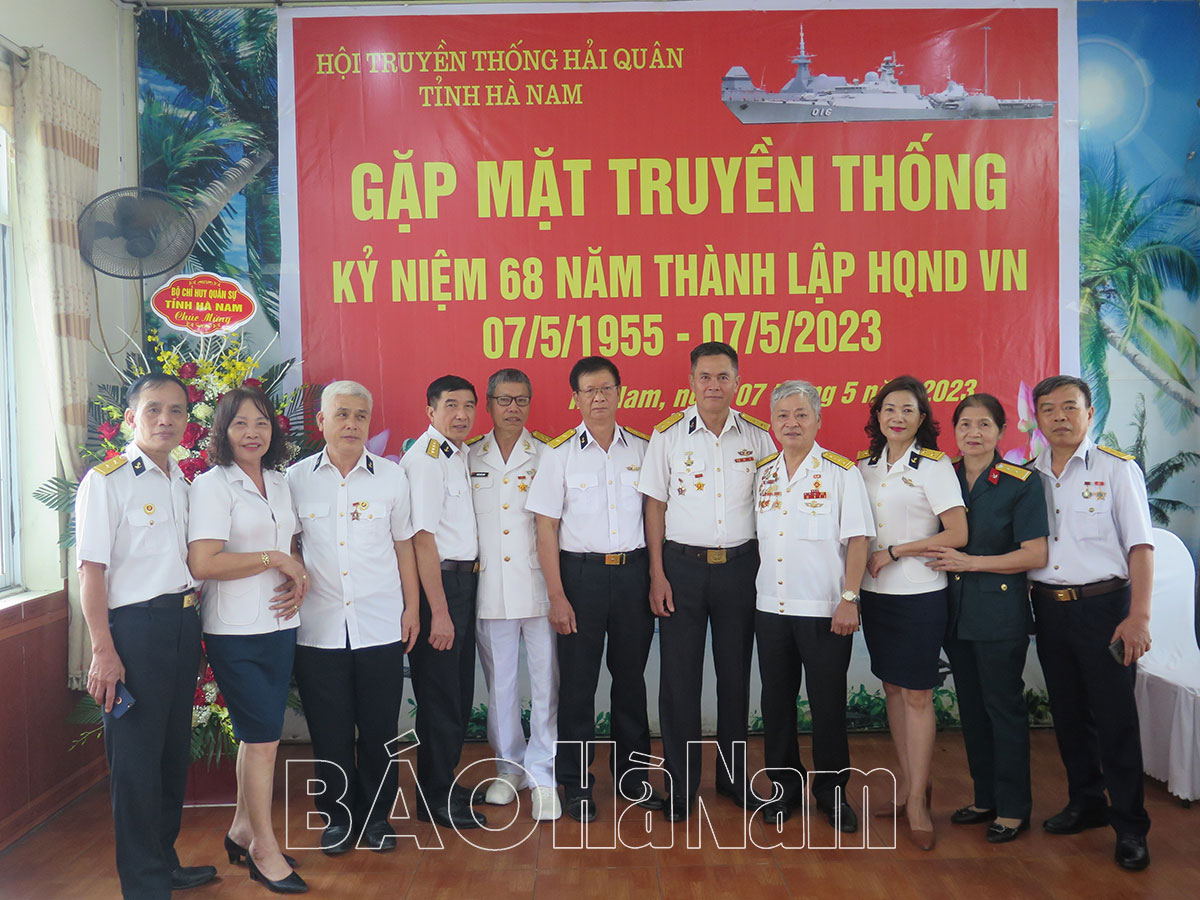 Hội truyền thống Hải quân tỉnh gặp mặt kỷ niệm 68 năm Ngày thành lập Hải quân nhân dân Việt Nam