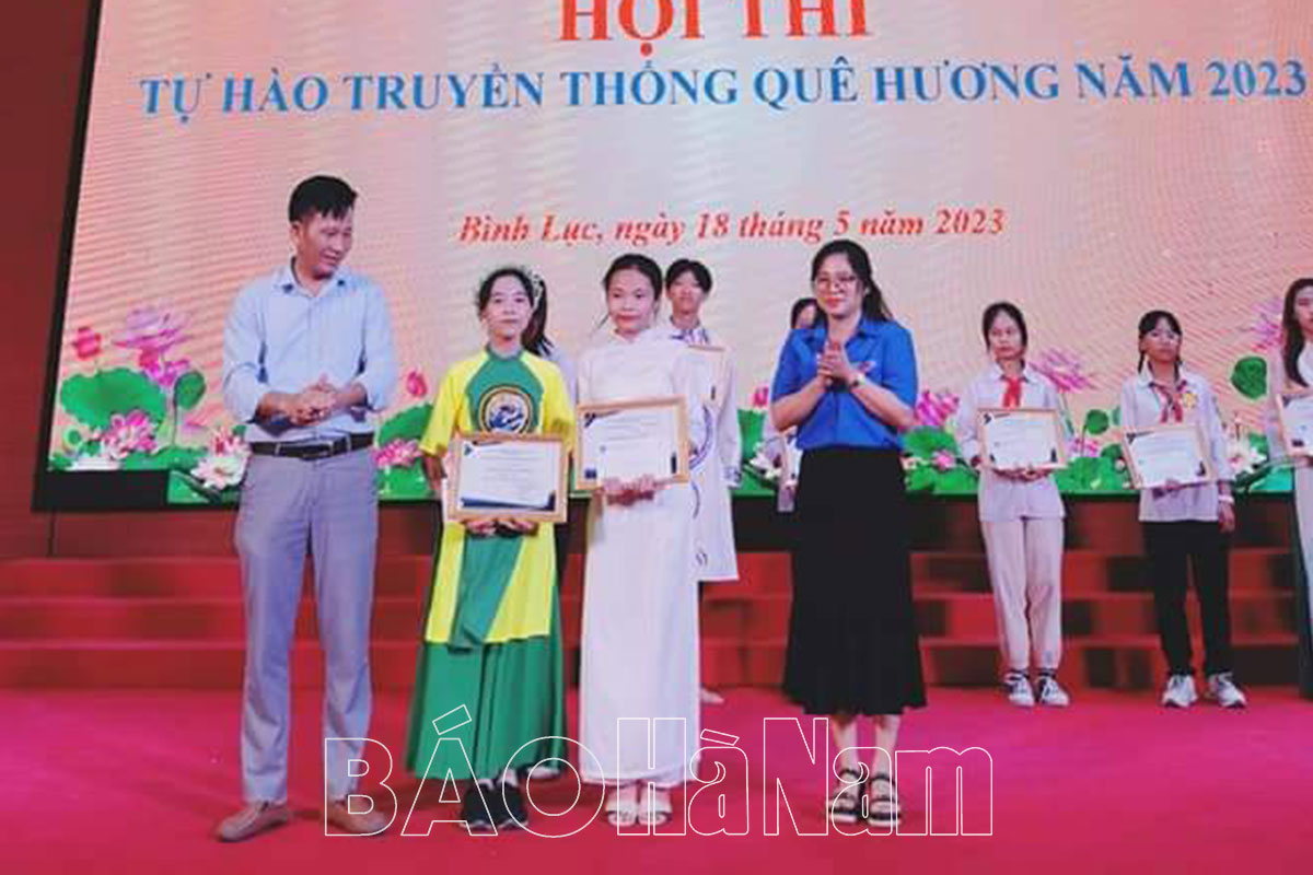 Hội thi “Tự hào truyền thống quê hương” huyện Bình Lục năm 2023