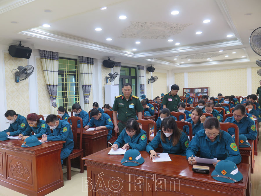 Đảng ủy Quân sự huyện Kim Bảng chú trọng đổi mới công tác giáo dục chính trị trong lực lượng vũ trang