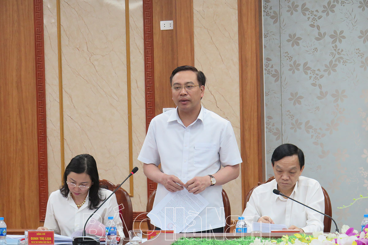 Tỉnh uỷ Hà Nam triển khai công tác diễn tập khu vực phòng thủ tỉnh năm 2023