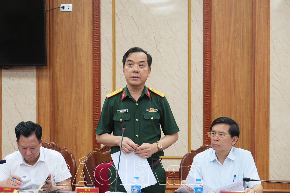 Tỉnh uỷ Hà Nam triển khai công tác diễn tập khu vực phòng thủ tỉnh năm 2023