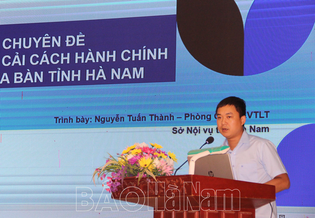 MTTQ tỉnh tuyên truyền về cải cách hành chính xây dựng và phát triển chính quyền điện tử chính quyền số tại Thanh Liêm