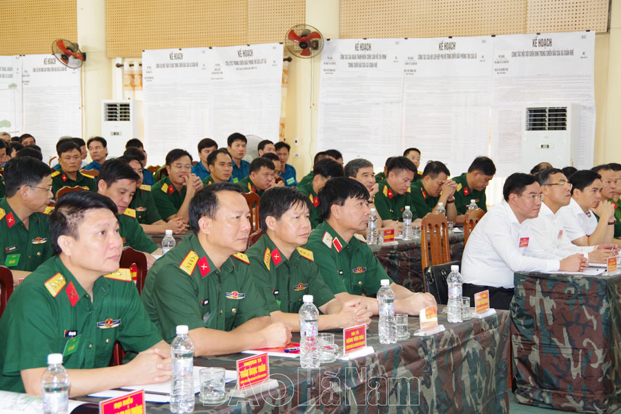 Xã Xuân Khê huyện Lý Nhân khai mạc diễn tập chiến đấu trong khu vực phòng thủ năm 2023