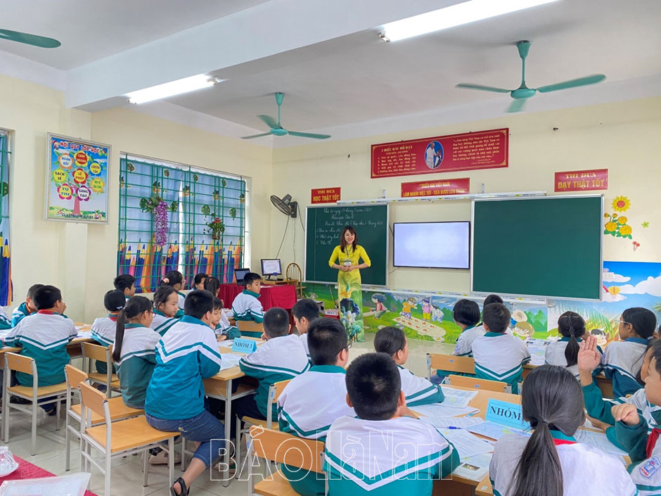 Dạy học theo định hướng phát triển phẩm chất năng lực học sinh ở Trường Tiểu học thị trấn Ba Sao