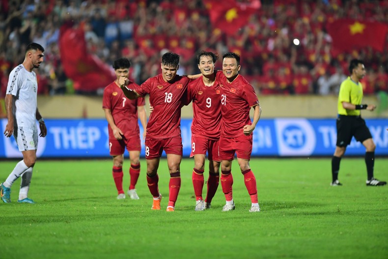 Giao hữu Đội tuyển Việt Nam thắng Palestine 20