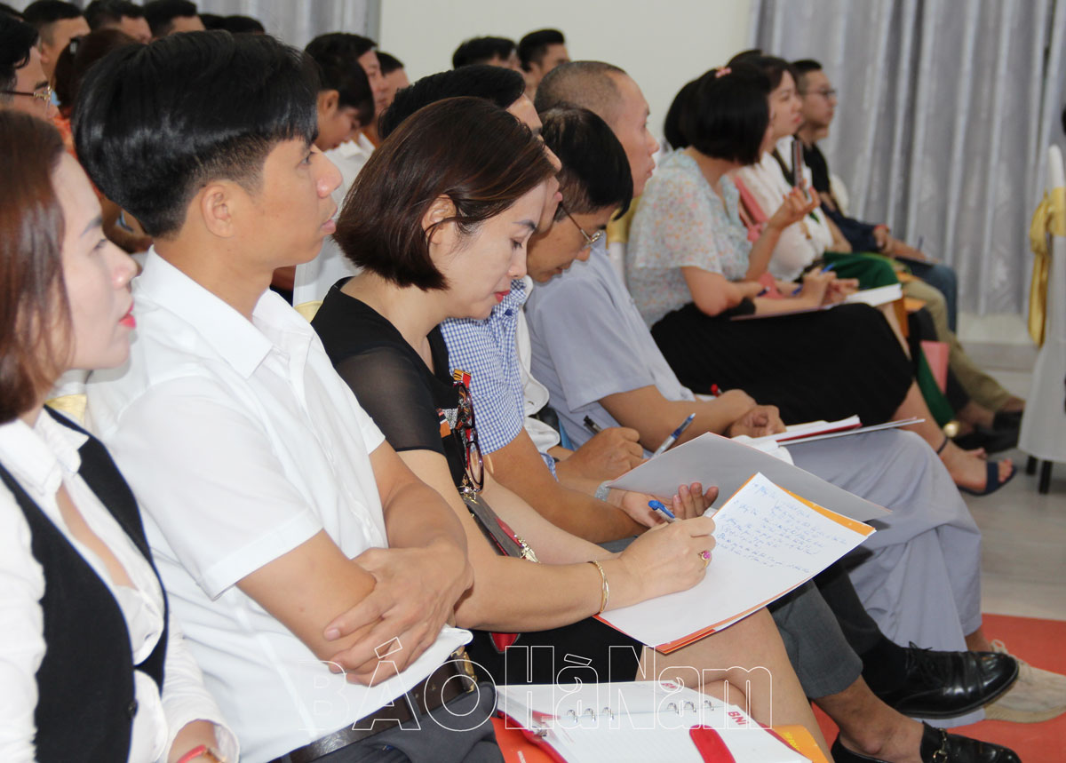 Hội Doanh nghiệp trẻ Hà Nam giúp chủ doanh nghiệp nâng cấp kỹ năng quản trị