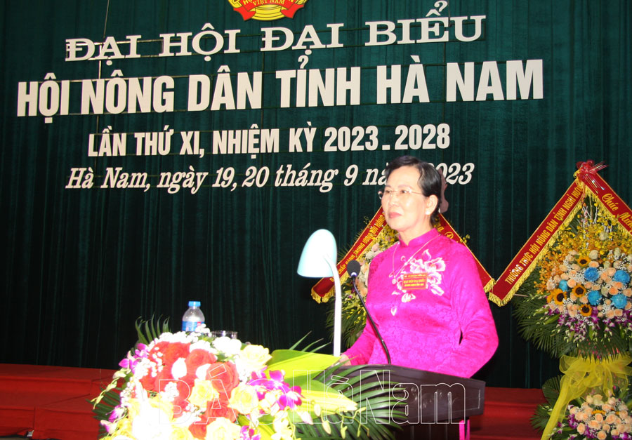 Hội Nông dân tỉnh long trọng tổ chức Đại hội lần thứ XI nhiệm kỳ 2023 – 2028
