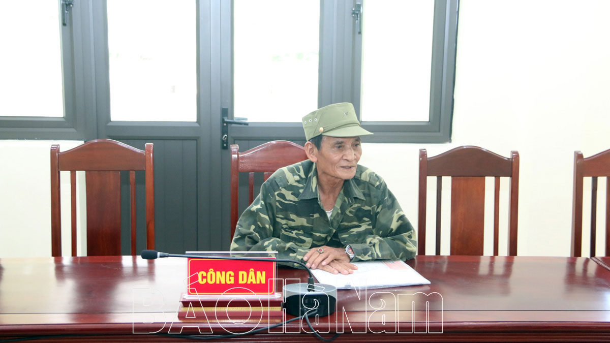 Đồng chí Phó Chủ tịch UBND tỉnh Trần Xuân Dưỡng tiếp công dân định kỳ tháng 92023