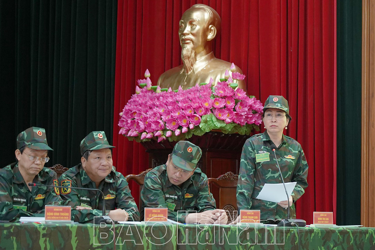 Luyện tập vận hành cơ chế trong diễn tập khu vực phòng thủ tỉnh Hà Nam năm 2023