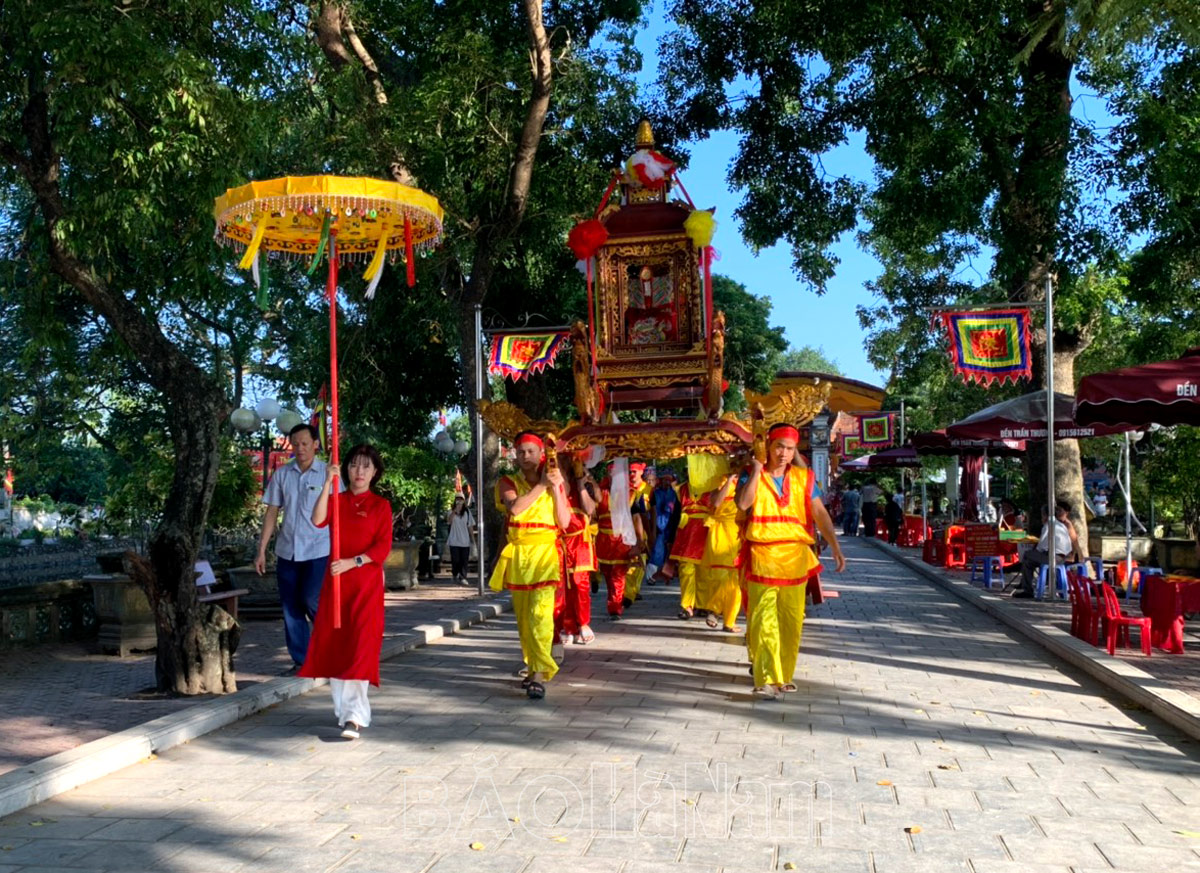 Đền Trần Thương tổ chức nghi lễ tâm linh ngày giỗ Đức Thánh Trần