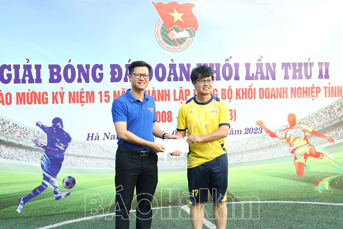 Công ty Điện lực Hà Nam đoạt chức vô địch Giải bóng đá Đoàn khối doanh nghiệp tỉnh lần thứ II năm 2023