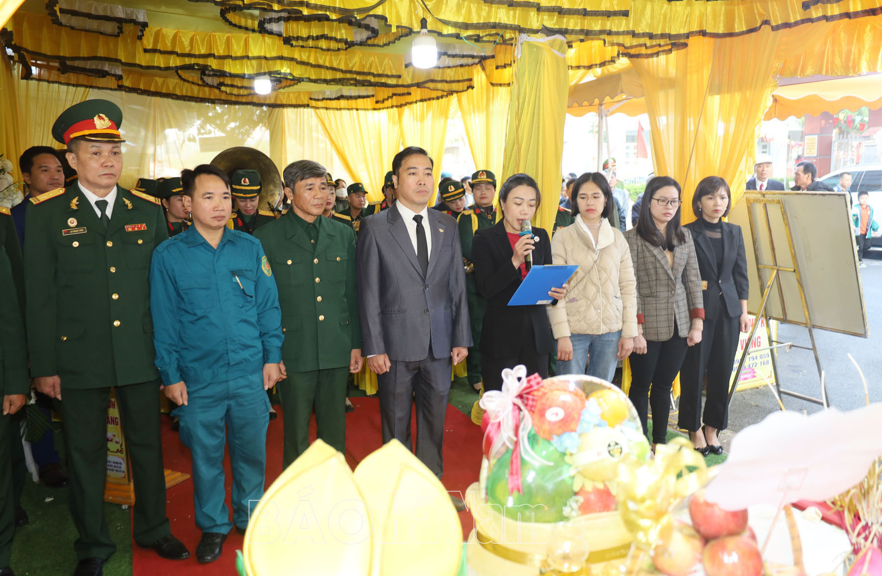 UBND Phường Lương Khánh Thiện tổ chức lễ đón nhận hài cốt liệt sỹ 