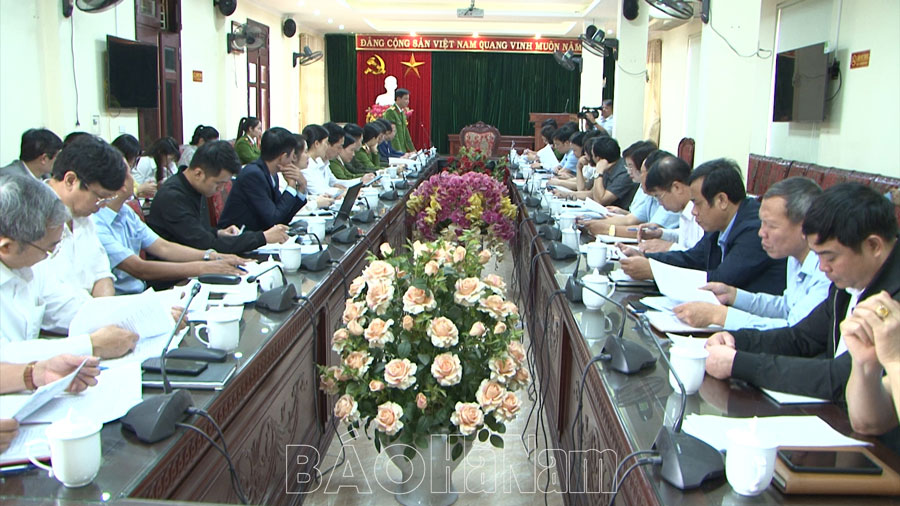 Tổ công tác Đề án 06 tỉnh Hà Nam kiểm tra kết quả thực hiện Đề án 06 năm 2023 trên địa bàn huyện Thanh Liêm