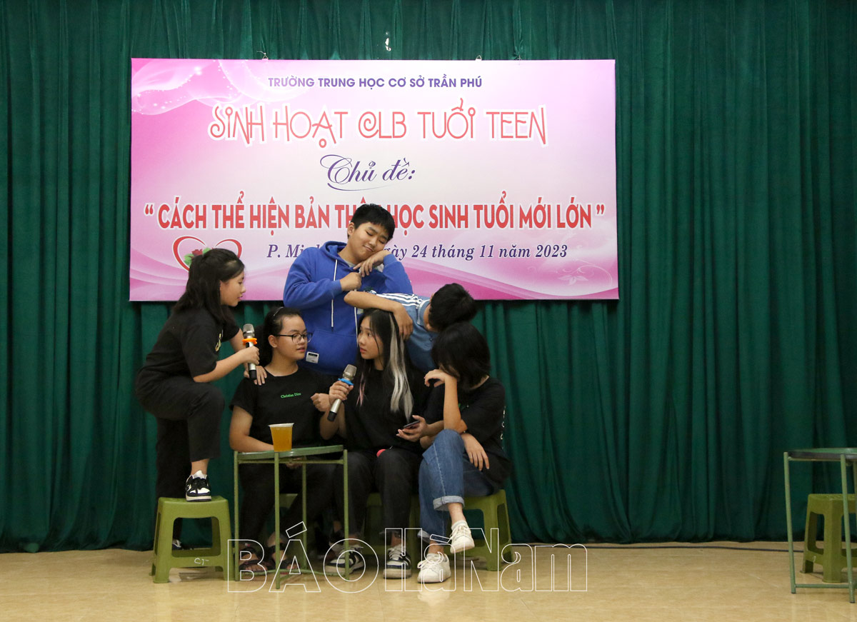 Chú trọng giáo dục kỹ năng sống cho học sinh ở trường THCS Trần Phú