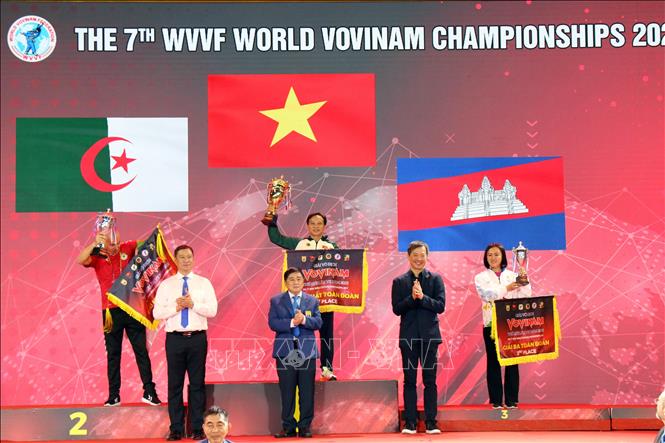 Việt Nam nhất toàn đoàn tại Giải vô địch Vovinam thế giới lần VII