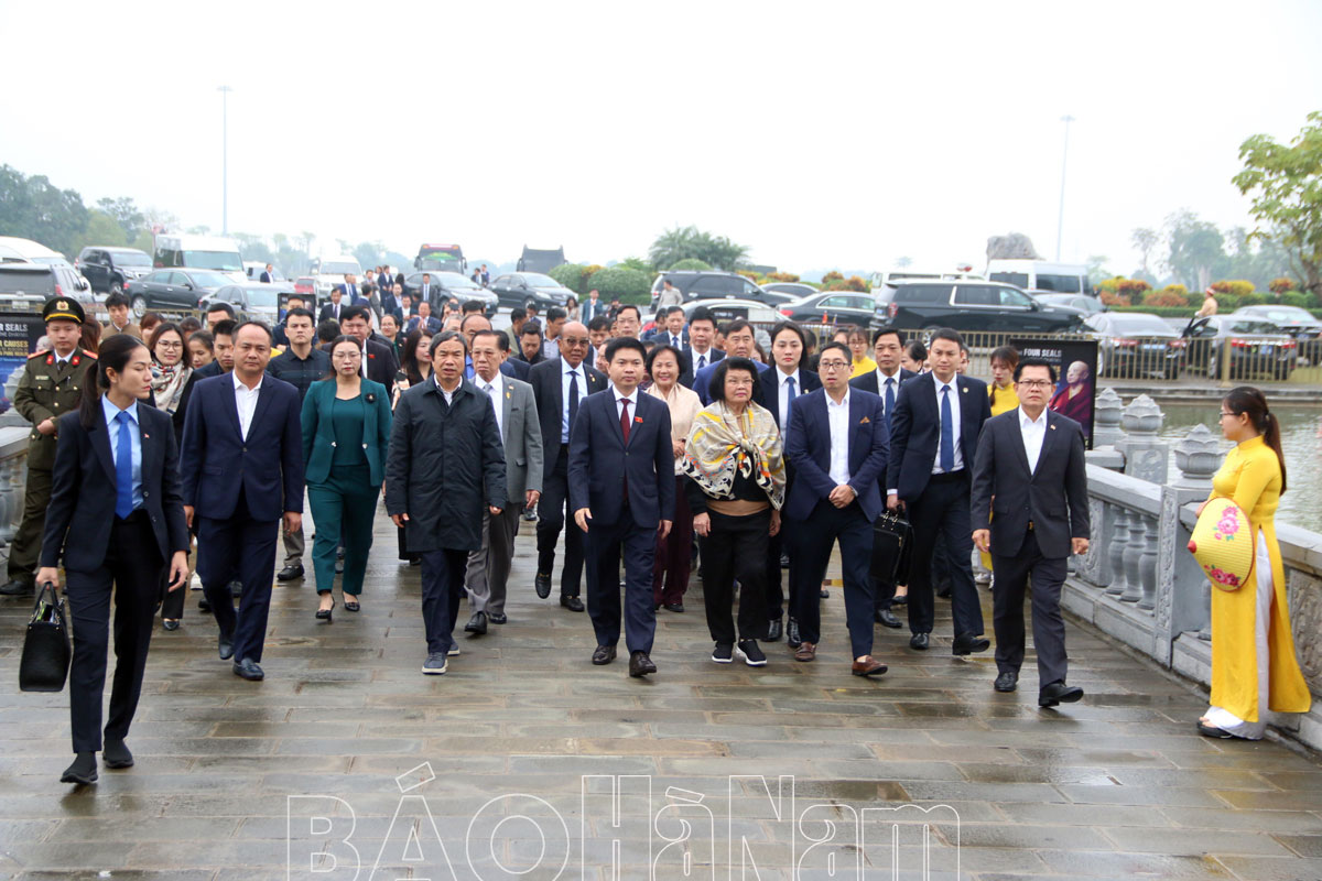 Chủ tịch Quốc hội Vương quốc Campuchia thăm và làm việc tại  tỉnh Hà Nam