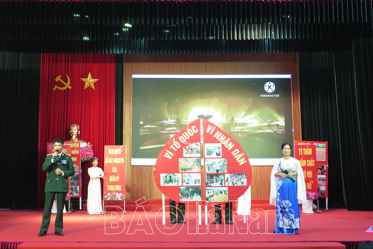 Bộ CHQS tỉnh tổ chức hội thi tuyên truyền về phát huy phẩm chất “Bộ đội Cụ Hồ” kiên quyết chống chủ nghĩa cá nhân trong tình hình mới