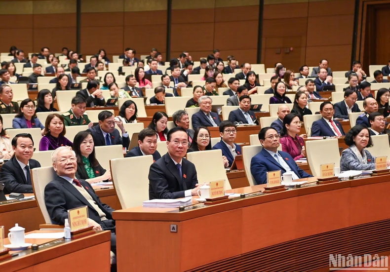 Tổng Bí thư Nguyễn Phú Trọng dự khai mạc Kỳ họp bất thường lần thứ 5 Quốc hội khóa XV