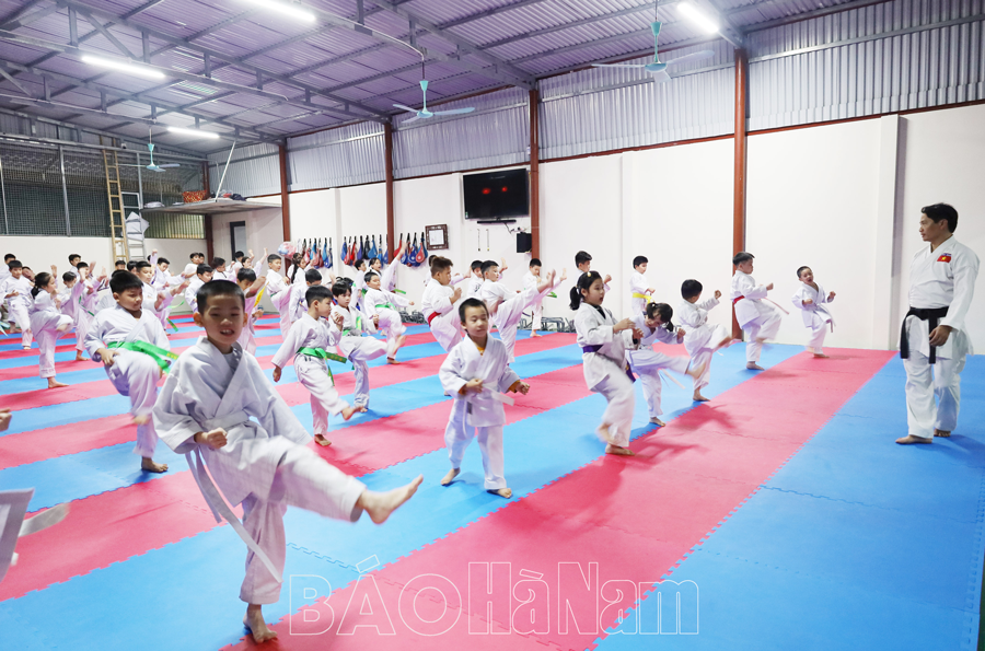 Phát triển phong trào võ thuật Karatedo