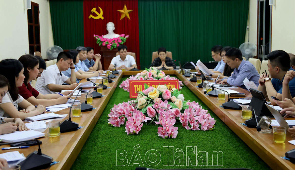 Đoàn công tác của Văn phòng Chính phủ khảo sát việc thực hiện quy trình liên thông điện tử 2 nhóm thủ tục hành chính tại tỉnh Hà Nam 