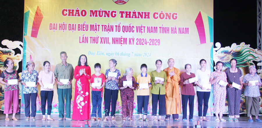 Chương trình văn nghệ chào mừng thành công Đại hội đại biểu MTTQ Việt Nam tỉnh Hà Nam