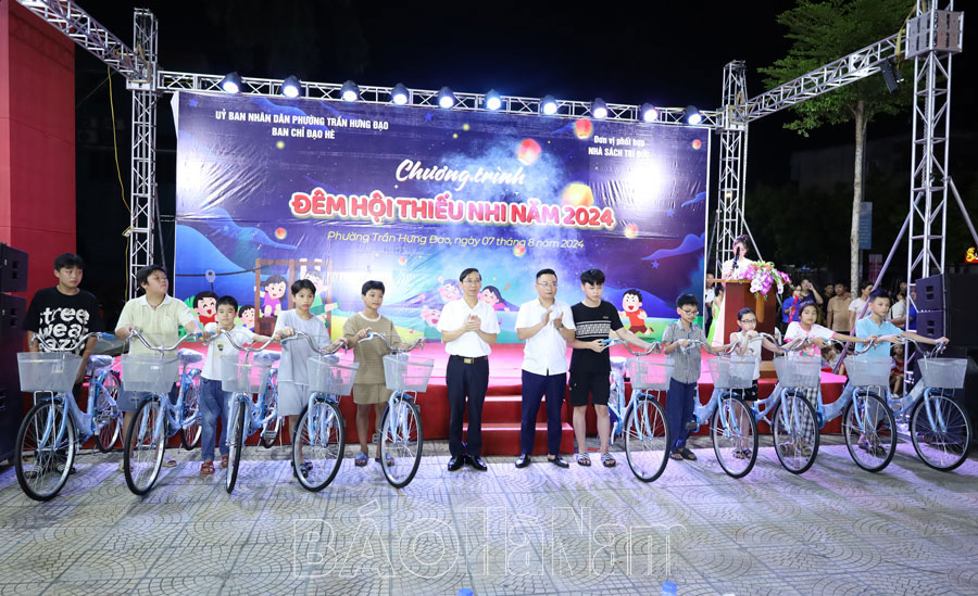 Sôi nổi chương trình Ngày hội thiếu nhi phường Trần Hưng Đạo năm 2024