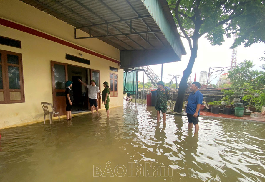 Phủ Lý chủ động phòng chống ngập úng khi lũ sông Đáy dâng cao