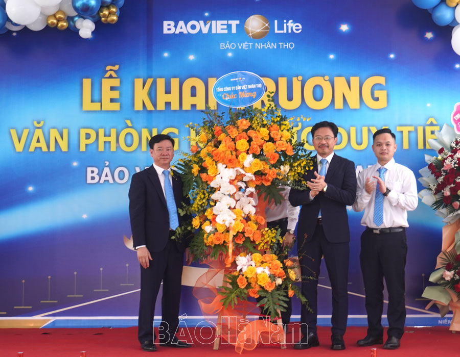 Bảo Việt Nhân thọ Hà Nam khai trương Văn phòng khu vực thị xã Duy Tiên