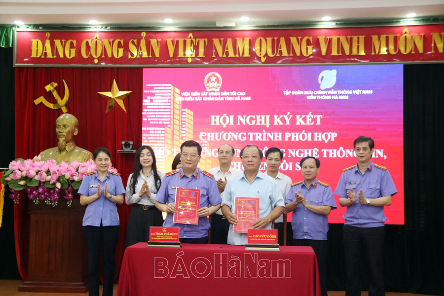 Ngành Kiểm sát Hà Nam đẩy mạnh ứng dụng công nghệ thông tin chuyển đổi số