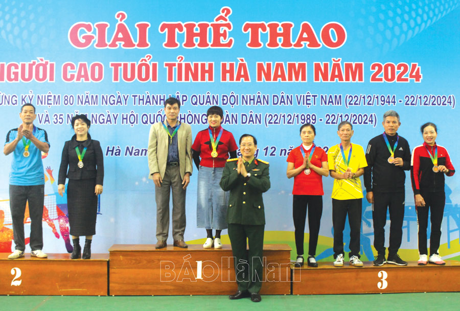 Vui khỏe Giải Thể thao người cao tuổi toàn tỉnh năm 2024