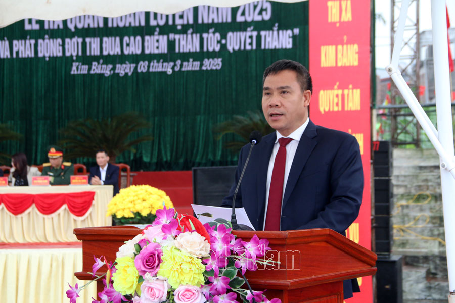 Các địa phương tổ chức lễ ra quân huấn luyện năm 2025