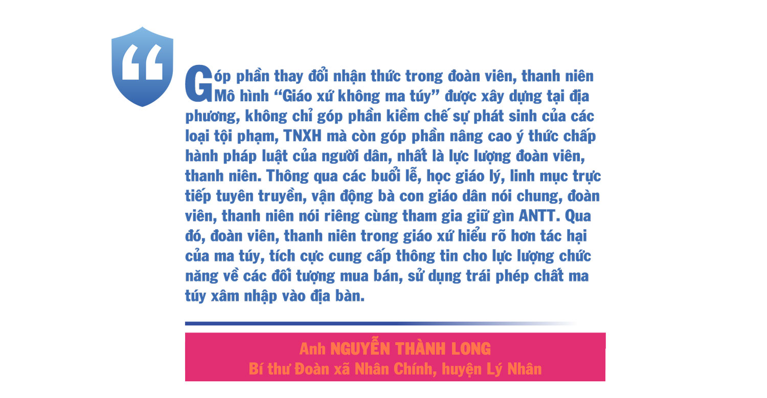 Hiệu quả tích cực từ mô hình “Giáo xứ không ma túy”